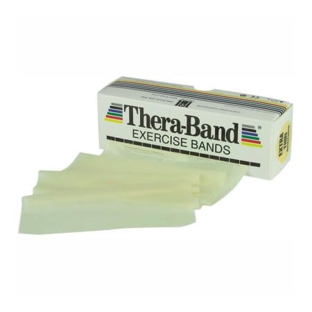Fabrication Enterprises Thera-Band Latex Exercise Band, Tan, 6 Yard Roll/Box 10-1016